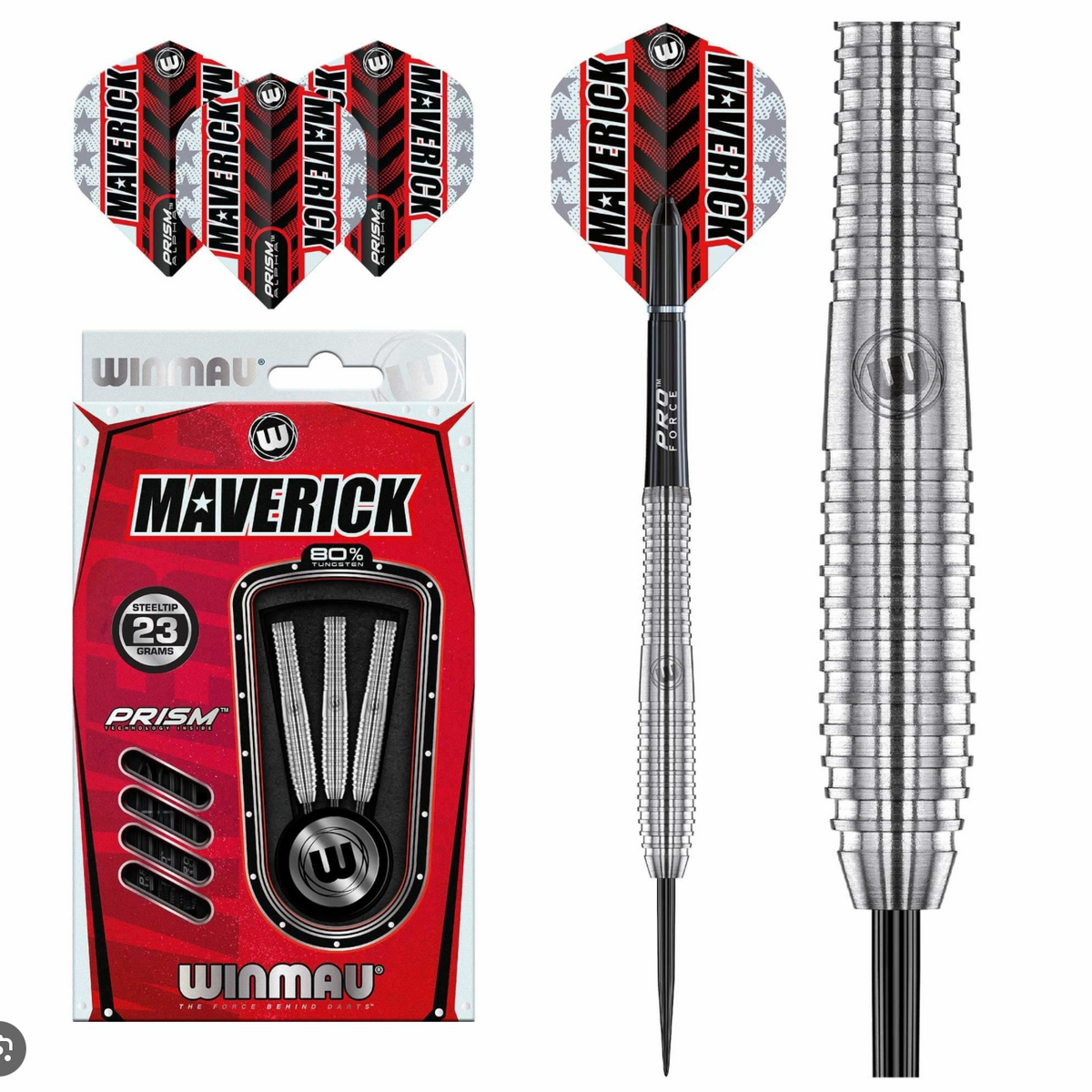 Maverick Steel Tip Darts - 80% Tungsten